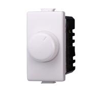 MODULI PRESE INTERRUTTORI SHUCKO PULSANTI TV DIMMER COMPATIBILE SERIE LIVING BIANCHI - ETTROIT (DIMMER)