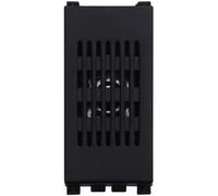 Ettroit Ronzatore 1 Modulo A 220v 6a Colore Nero Compatibile Con Vimar Arke - Va1501