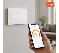 ETTROIT Smart Wifi Cronotermostato Caldaia Incasso Digitale Touch screen Bianco