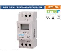 ETTROIT TIMER DIGITALE SU GUIDA DIN PROGRAMMABILE 8 PROGRAMMI AC 220V 16A