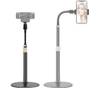 Etucro Webcam Supporto per telefono [Tipo di estensione] flessibile per video a collo di cigno Supporto per fotocamera per telefoni cellulari, Logitech Webcam C922 C930e C920 ecc. (filettatura 1/4")