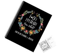 ETUCYNG 21,5 x 28 cm Fu-ck I'm Dead, End Of Life Planner, Dead Planner Notebook, When I'M End Of Life Workbook Organizer, Notebook For Possessions, Will Preparation, Final Wishes, My Final Wishes