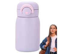 ETUCYNG Borraccia isolata sottovuoto, con tappo rimbalzante isolante, 6-12 ore, bottiglia d'acqua isolata sotto vuoto, in acciaio inossidabile, per pic-nic, ciclismo, escursionismo, ragazze