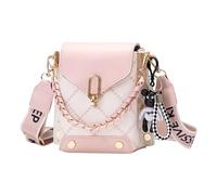 ETUCYNG Borsa a tracolla per cellulare, piccola borsa a tracolla | alla da donna - Elegante e compatta borsa a tracolla per cellulare da viaggio, Colore: rosa., descrizione