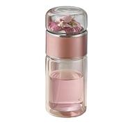 ETUCYNG Bottiglia con infusore per tè, a prova di perdite, da viaggio, infusore per tè sfuso, per tè sfuso, fiori, tè, casa, viaggi