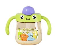 ETUCYNG Bottiglia d'acqua per la scuola, d'acqua per i bambini piccoli dinosauro, bottiglia d'acqua a prova di perdite per dinosauri da 10 oz tazze per latte a prova di perdite