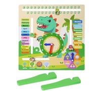 ETUCYNG Calendario per Bambini, tabelle Meteo per Bambini, Giocattoli da Viaggio, Forniture Scolastiche per la casa, Divertente Calendario Giornaliero per Il coordinamento