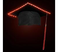 ETUCYNG Cappello da laurea per adulti, cappello da laurea di laurea,Cappello luminoso a LED per la celebrazione della laurea | Decorazione per la laurea
