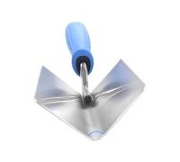 ETUCYNG Cazzuola angolare in acciaio per cartongesso, strumento per la pulizia di interni ed esterni, per pareti e soffitti per angoli esterni e interni, per principianti per papà, mamma