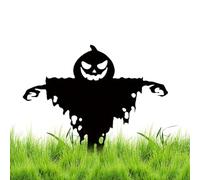 ETUCYNG Decorazioni per prato di Halloween, cartelli da giardino di Halloween, scimmia volante nera, fantasma, schizzo, decorazione da giardino in metallo, spaventosi cartelli di Halloween per