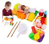 ETUCYNG Giocattolo per barbecue per bambini - Set per barbecue | Autentiche verdure alimentari, gioco di società per giardino, parco e asilo