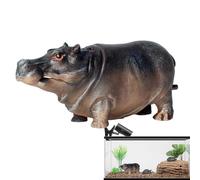 ETUCYNG Gorgogliatore per acquario - Pompa per ossigeno in resina ippopotamo acquario gorgogliatore - pietra pneumatica realistica gallone decorazione paesaggistica per la casa