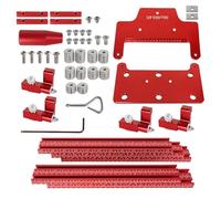 ETUCYNG Guida Per A Scanalatura Su Rail,Guida per Seghe Estensione in Lega di Alluminio - Assistente per Lavori di Falegnameria Assemblaggio di Pannelli e Lavorazione