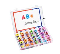 ETUCYNG Kit di lettere magnetiche, alfabeto magnetico per | Set di ortografia di alfabeti maiuscoli e minuscoli per l'educazione precoce,Attività interattive di apprendimento in classe