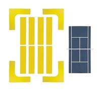 ETUCYNG Kit di pennarelli da campo da pickleball, marcatori da lancio per pickleball, resistenti al vento, portatili, per sport e fitness, accessori per allenamento di badminton, tennis, pallavolo