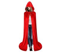 ETUCYNG Mantello di Halloween con cappuccio, mantello con cappuccio per adulti | Mantello in velluto a tutta lunghezza - Mantello da cosplay leggero per donne e uomini