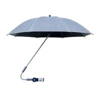 ETUCYNG Ombrello parasole per passeggino, parasole per passeggino, extra grande, protezione solare SPF 50+, con morsetto, regolabile a 360 gradi