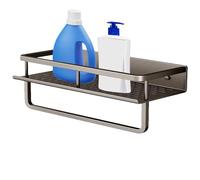 ETUCYNG Organizzatore da parete da bagno, porta tanica, parete galleggiante per bagno, porta asciugamani, galleggiante da parete, accessorio da bagno senza foratura, resistente a gocciolamento