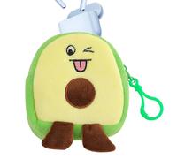 ETUCYNG Portamonete in peluche avvocato,Portamonete in peluche avvocato | Frutta Piccolo Portafoglio Portamonete Fumetto Peluche,Ciondolo di borsa in peluche di avocado alla moda, piccolo portamonete