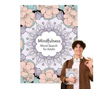 ETUCYNG Ricerca di parole libri per adulti, Ricerca parole puzzle libri per adulti, Intelligenza dimenticata Trova giochi, Word Fund Set per adulti per mantenere i pensieri