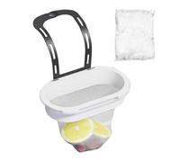 ETUCYNG Scolapasta per lavello da cucina, rete anti sprechi per lavello con tappo, filtro rifiuti, previene i tappi inclusi 50 sacchetti per residui alimentari, tè pelati