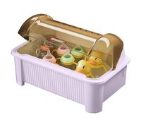 ETUCYNG Scolapiatti da cucina, grande scolapiatti da cucina, scolapiatti stabili, multistrato, supporto di essiccazione per stoviglie regolabile, carrello rimovibile per lavello da bancone