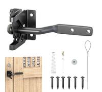 ETUCYNG Serratura per cancello, fermo robusto per porta in legno, sicurezza per portico fattoria giardino fienile casa campagna animali domestici legno piscina cortile