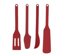 ETUCYNG Set di utensili da cucina in silicone | 4 utensili non aderenti per cuocere e cucinare, set di raschietti in silicone per la cucina | per friggere, raschiare, servire, raschiare e
