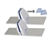 ETUCYNG Supporti in Metallo per Schermo in per Caminetto - 2 Pezzi Accessorio Con Clip Regolabili,Staffe Autoportanti per Porta,Per Ambiente Interno Clima Freddo Feste Uffici Casa E Stanza E Vacanze