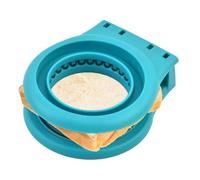 ETUCYNG Taglierina per stampi e sigillanti a sandwich, taglierina per stampi a sandwich,Macchina per sandwich rotonda, taglierina per sandwich e sigillante intarsiabile - Crepe tascabile in acciaio