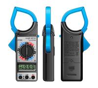 ETUCYNG Tester di tensione multimetro, multimetro del morsetto digitale - Strumenti elettricisti con rivelatore di visualizzazione LCD della mascella per la tensione di corrente AC DC Automotive