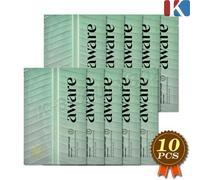 ETUDE Aware Clean Relief Mask 23 ml #Heart Leaf 10 pezzi maschera VEGAN fogli...