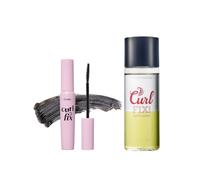 ETUDE - Curl Fix Mascara - 8g - 01 Black + Remover Set