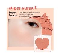 ETUDE Heart Pop Blusher 3,3 g #Super Sunset Lovely Heart Face Blush colori...