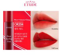 ETUDE HOUSE Dear Darling Water Gel Tint #OR204 Cherry Red Lip Stain