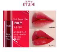 ETUDE HOUSE Dear Darling Water Gel Tint #PK002 Plum Red Lip Stain Made in korea