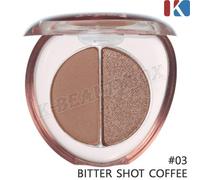 ETUDE What's in My Eyes Double 1.6g #Bitter Shot Coffee Glitter Ombretto NUOVO