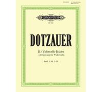 Etudes(113) 1 - spartiti per violoncello - Friedrich Dotzauer - ED PETERS