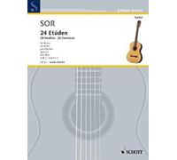 Etudes (24) Op.35 Volume 2 - Guitare: 12 Exercises. op. 35/2. guitar.: Vol. 2