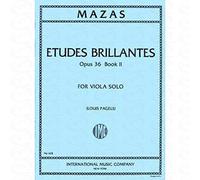 etudes billantes 2 OP 36 - arrangiamento per viola [Note musicali/holzweißig] Compositore: MAZAS Jacques fereol