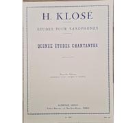 Etudes Chantantes(15) - Buch