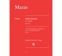 Etudes Speciales Op. 36 for Violin: NEW EDITION: Book 1: Urtext Edition