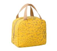 ETUELNOPT Borsa termica portatile, Borsa for il pranzo isolata in foglio di alluminio 3 pezzi Dispositivo raffreddamento termico multicolore for picnic in viaggio lavoro(Yellow)