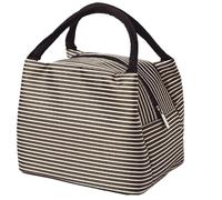 ETUELNOPT Borsa termica portatile, Borsa for il pranzo termica isolata con manico da 3 pezzi Multicolor 23x15x16cm for donne e uomini lavoro(Brown)