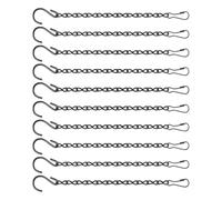 ETUELNOPT Catene per cesti sospesi, Catena da giardino 10 pezzi for appendere lanterne, cestini for fiori, vasi, for piante, cartelloni pubblicitari