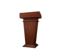 ETUELNOPT Lectern Portatile, Leggio da podio in Legno. Chiesa Ufficio E Conferenza Marrone/Bianco(Bruin)