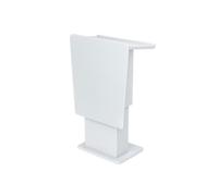 ETUELNOPT Lectern Portatile, Podio leggio sollevabile in Legno Bianco. Sala conferenze e Reception