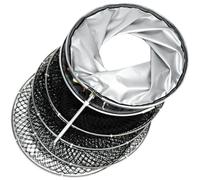 ETUELNOPT pesce galleggiante, Cestino da pesca pieghevole in nylon con anelli in acciaio inossidabile di varie dimensioni(40cmx200cm)