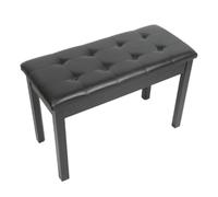 ETUELNOPT Sgabelli per pianoforte, Sgabello for pianoforte in legno massello con contenitore for adulti e bambini
