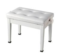 ETUELNOPT Sgabelli per pianoforte, Sgabello for pianoforte regolabile in altezza in pelle di faggio multicolore(Color2)